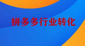 拼多多行業(yè)轉化